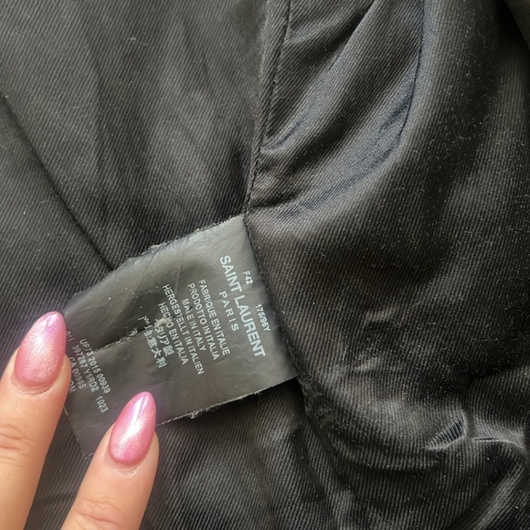 YSL leather biker jacket - Picture 5 of 13